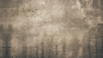 Fototapeta premium A textured, weathered concrete wall featuring cracks and subtle variations in color, creating an industrial and rustic aesthetic.