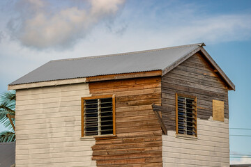 Old house in Antigua and Barbuda, Caribbean