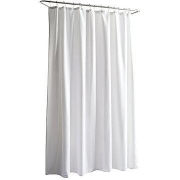 Elegant White Shower Curtain for Modern Bathrooms