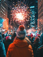 Fototapeta premium New Year's Eve Fireworks