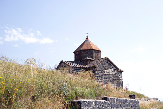 old Sevanavanq monastery in Sevan, Armenia