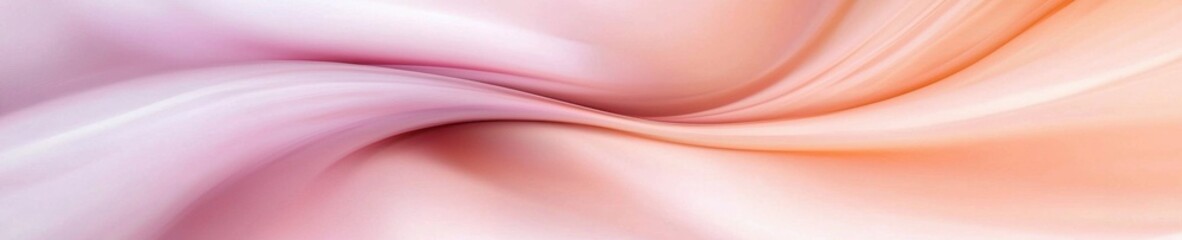 Abstract background with a smooth and flowing texture. the colors are predominantly pink and peach, with the pink on the left side and the peach on the right side.