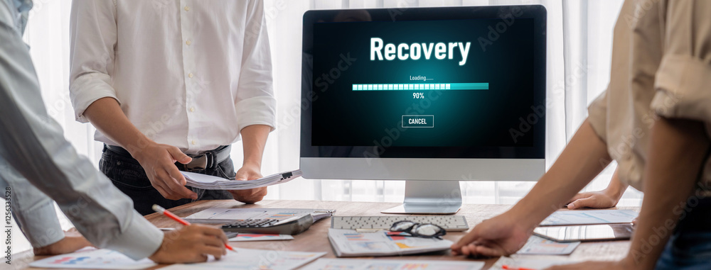 Poster data backup restoration recovery restore data from cloud storage brisk and provide planned network reserve business data