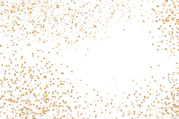 Gold glitter stars confetti texture fireworks.
