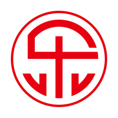 Text  happy New Year  holiday red colored icon pack