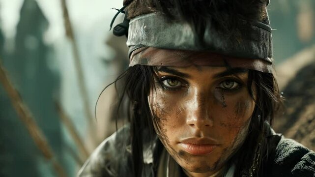 Pirate adventure at sea: a lone pirate stands on the deck of old ship, dressed in traditional 17th-century garb, ready for a thrilling journey under a bright sunset, surrounded by wind and saltwater.