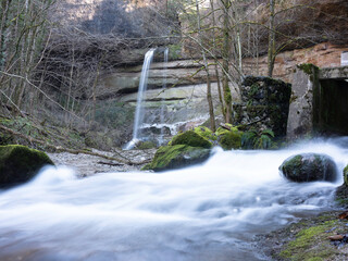 Wasserfälle im Winter