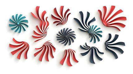 Captivating Abstract Swirling Patterns in Vibrant Colors