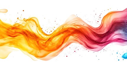 Vibrant Colorful Fluid Motion Abstract Digital Art Background