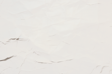 Crumpled textured paper png overlay effect, transparent background