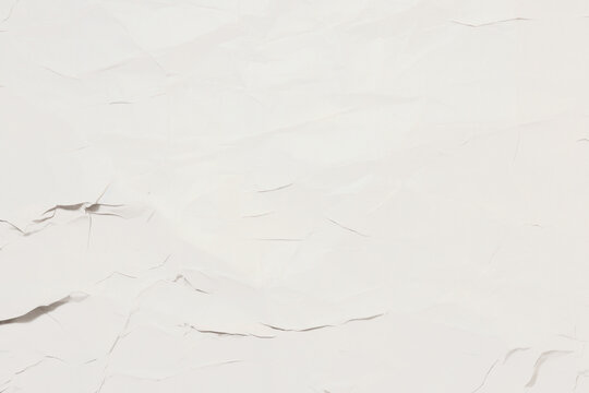 Crumpled textured paper png overlay effect, transparent background - Powered by Adobe