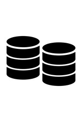 Storage icon vector image, vector server icon image