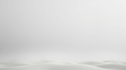 Obraz premium Minimalist White Sand Landscape with Soft Gradients and Texture