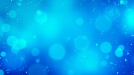 Obraz premium Soft Blue Background with Bokeh Effect and Dreamy Atmosphere
