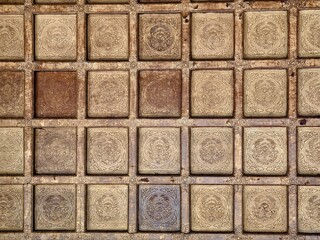 The architecture of Taimiao Imperial Ancestral Temple in Beijing, China
