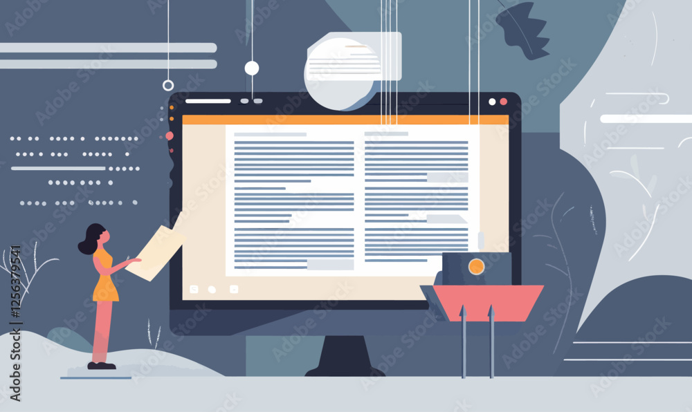 Poster ai-driven content creation: automating story and blog post writing via digital platforms