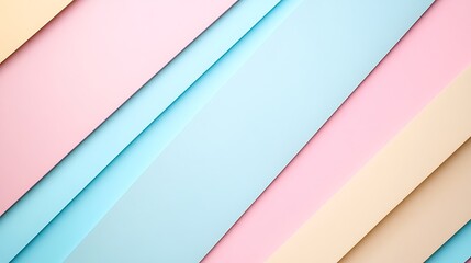Fototapeta premium Pastel Diagonal Stripes Abstract Background Design