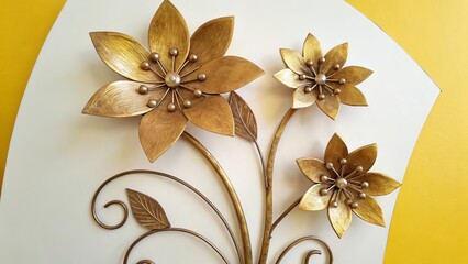 vintage background with flowers