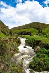 Beautiful Muyoc waterfalls in Cajamarca