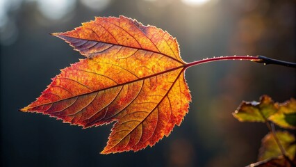 Obraz premium red autumn leaves