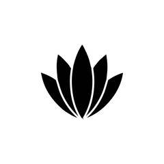 aloe vera icon Simple thin line logo