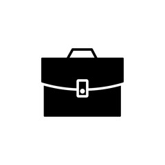 briefcase icon Simple thin line logo
