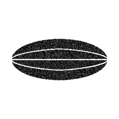 oval abstract shape y2k. vector illustration in trendy retro futuristic style isolated on white background.