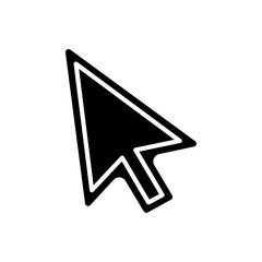 cursor icon Simple thin line logo