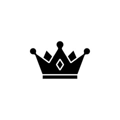 crown icon Simple thin line logo