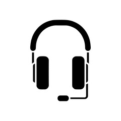 headphone icon Simple thin line logo