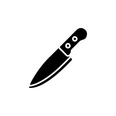 knife icon Simple thin line logo