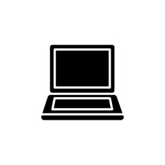 laptop icon Simple thin line logo