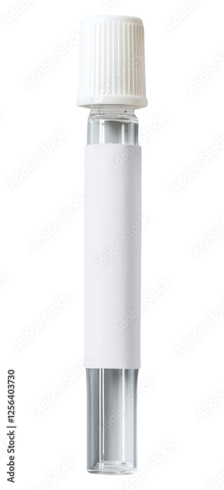 Wall mural PNG Vacutainer tube mockup bottle