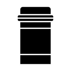 painkiller icon Simple thin line logo