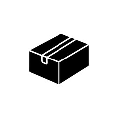 parcel icon Simple thin line logo