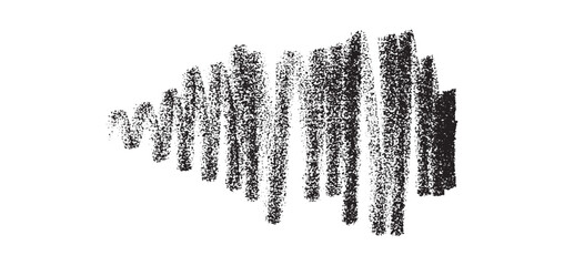 Hand-drawn pencil Strock, pencil strokes isolated on a transparent background, Charcoal Pencil Sketch Texture, Grunge Hand-Drawn Abstract Brushstroke, Black and White Rough Crayon Scribble