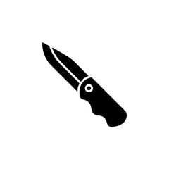 pocket knife icon Simple thin line logo