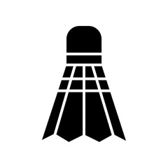 shuttlecock icon Simple thin line logo