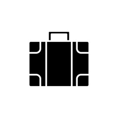 suitcase icon Simple thin line logo