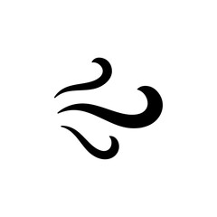Obraz premium wind icon Simple thin line logo