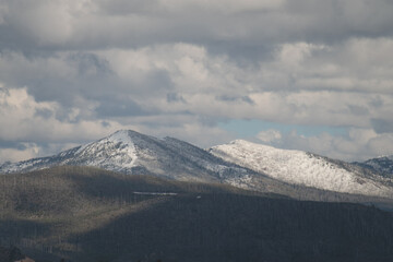 The Absaroka Range as seen from Fishing Creek, Yellowstone National Park