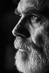 Obraz premium Mature Man Contemplating