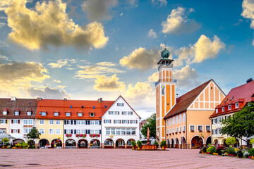 Altstadt, Freudenstadt, Schwarzwald, Deutschland 