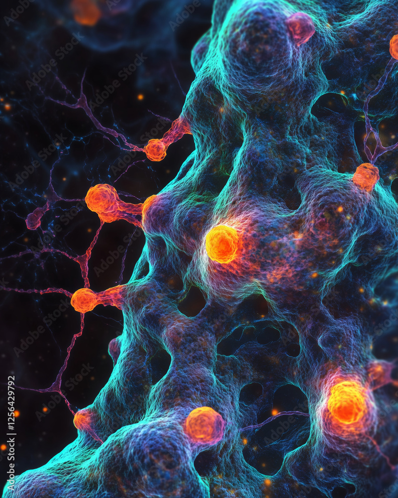 Poster Exploring the intricate evolution of neuro-maps through colorful visualization