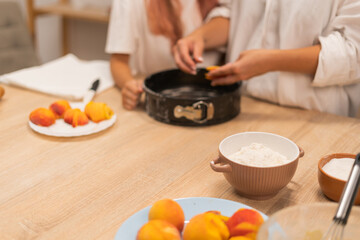 Mother Prepare from home with kid