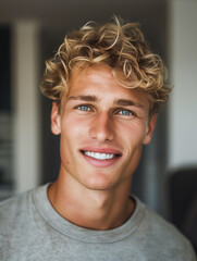 portrait of a smiling man