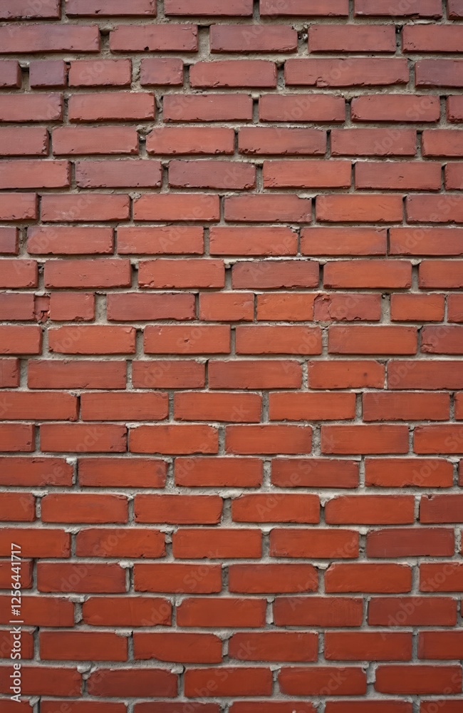 Fototapete texture of weathered red brick wall. old brickwork with obsolete masonry structure as surface. rough