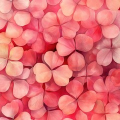 Obraz premium Pink Cherry Blossom Pattern