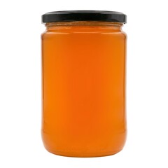 A glass jar filled with golden, clear Bitlis süzme çiçek balı (filtered flower honey), weighing 850 grams, showcasing its natural purity and rich amber hue