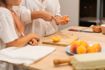 Mother Prepare from home with kid